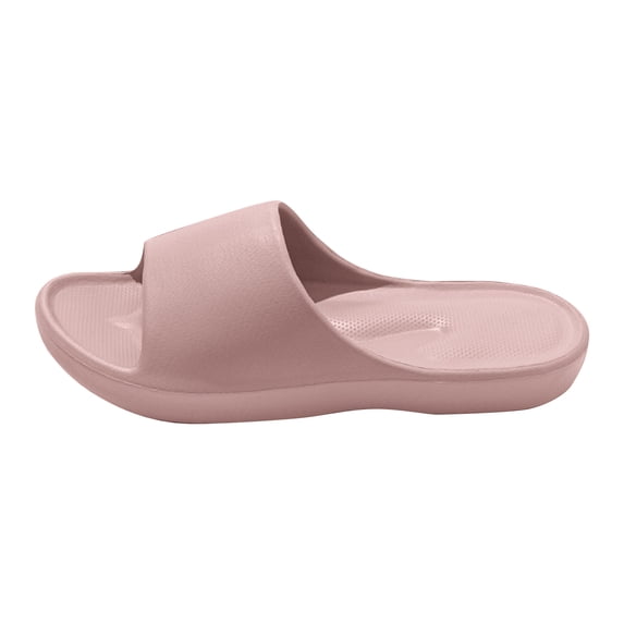 Flat Shoes for Women Arch Support EVA Slides Lounge Shower Non Slip House Slippers, 37