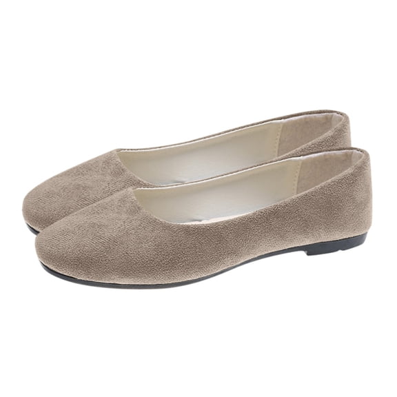 Flat Shoes for Women Casual Slip On Casual Ballet Flats Comfortable Ballerina Business Soft Walking Shoes