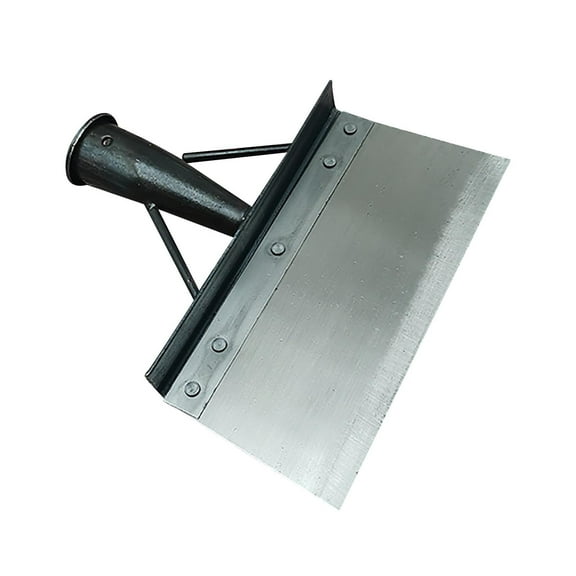 Flat Shovel,Snow Pusher Shovel,Multi Functional Cleaning Shovel,Garden Flat Shovel, Heavy Duty Multifunctional Cleaning Shovel, Metal Floor Scraper Tool for Weeding, Scraping(6IN)