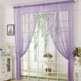 thumbnail image 1 of Flat Silver Thread Beaded Curtain, 79x39in Tassel Partition Curtain, Shiny Silver Room Divider, Decorative Door String Curtain for Bedroom, Entryway, Living Room, Home & Festival Use, Purple, 1 of 6
