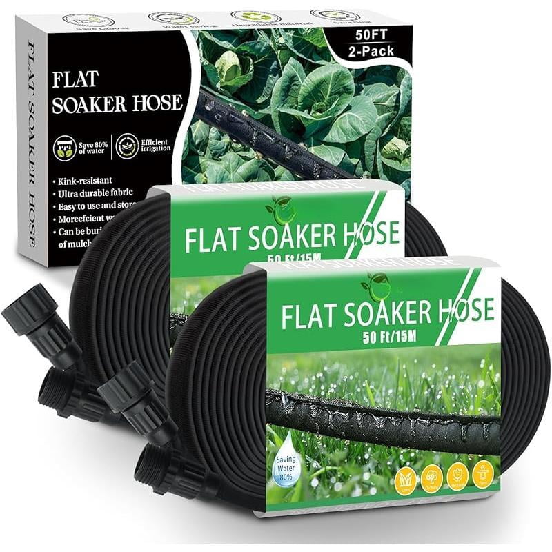 Tubo Soaker 100FT, Tubi da Giardinaggio a Doppio Strato Resistenti