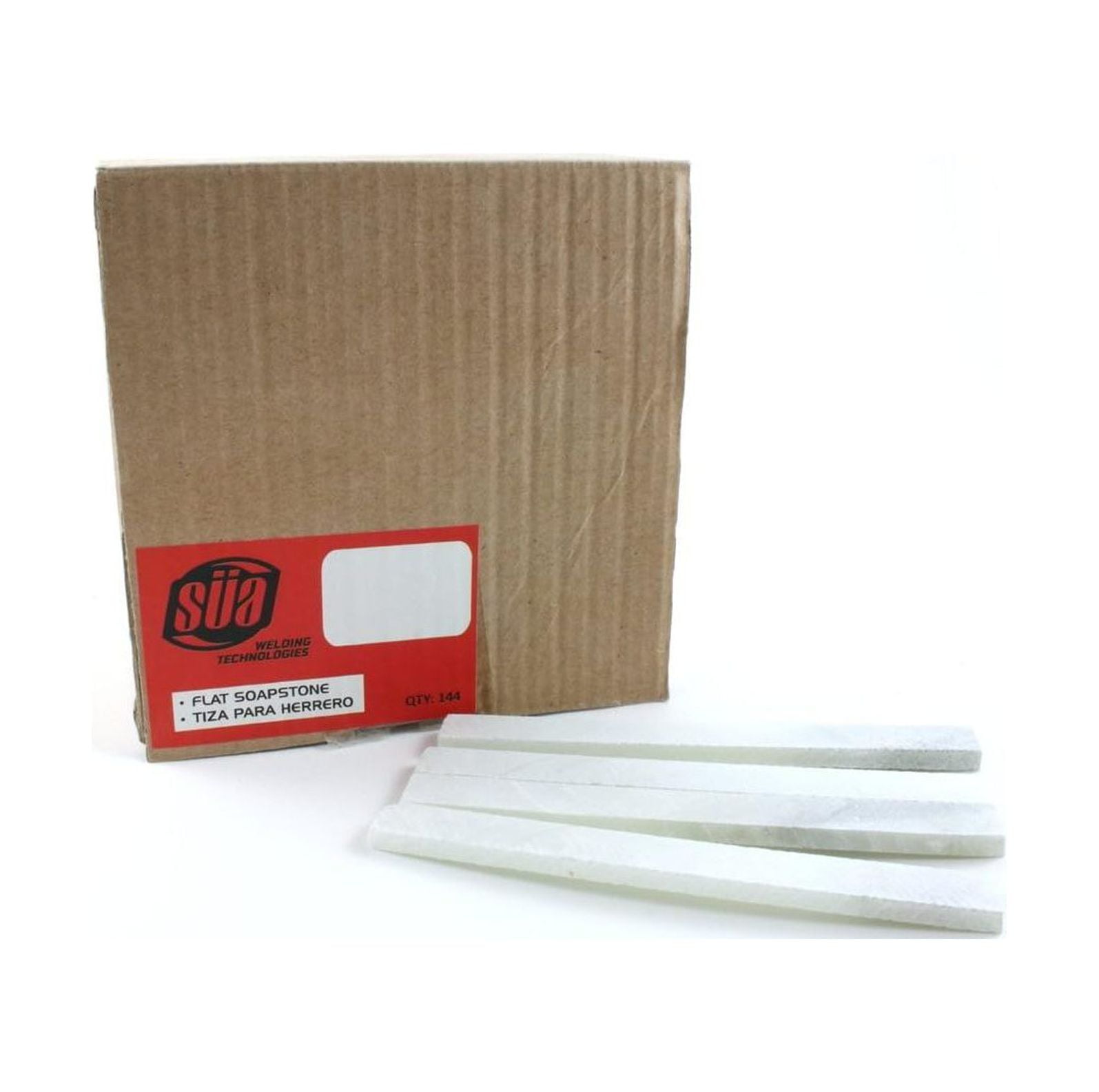 Flat Soapstone, French Chalk, Metal Marker for Welding, Engineering (144 pkg)