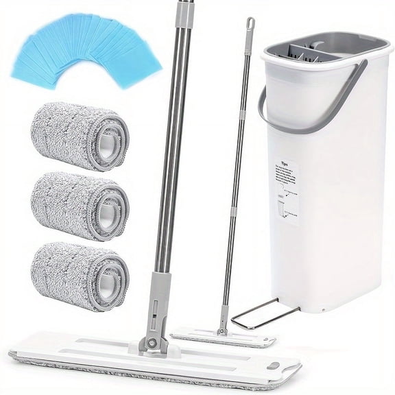 Flat Squeeze Mop And Bucket
