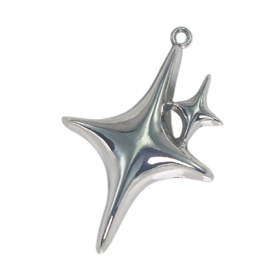 Flat Star Pendants Jewellery Accessory Mini Star Shape Charm DIY Bracelets