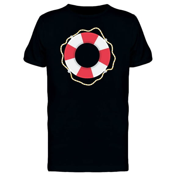 Flat Style Life Ring T-Shirt Men -Image by Shutterstock, Male Small