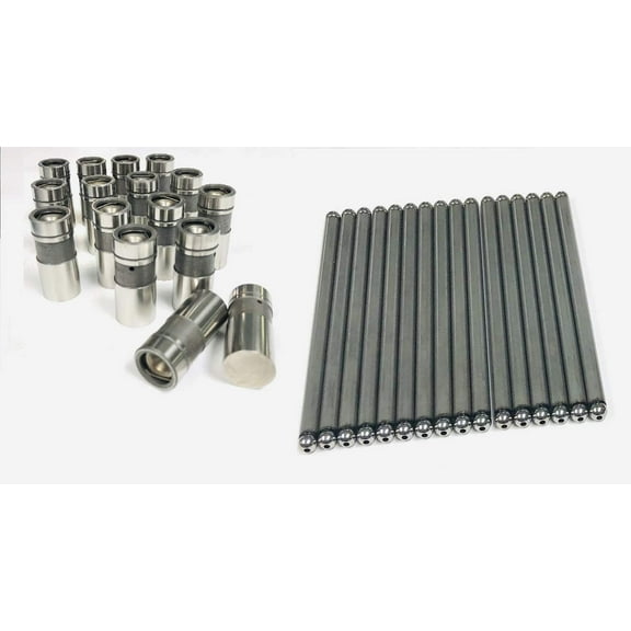 Flat Tappet Lifters & Pushrods compatible with 1963-68 Ford V8 Small Block 289 & 1968-01 302 Over all lgth.6.804"