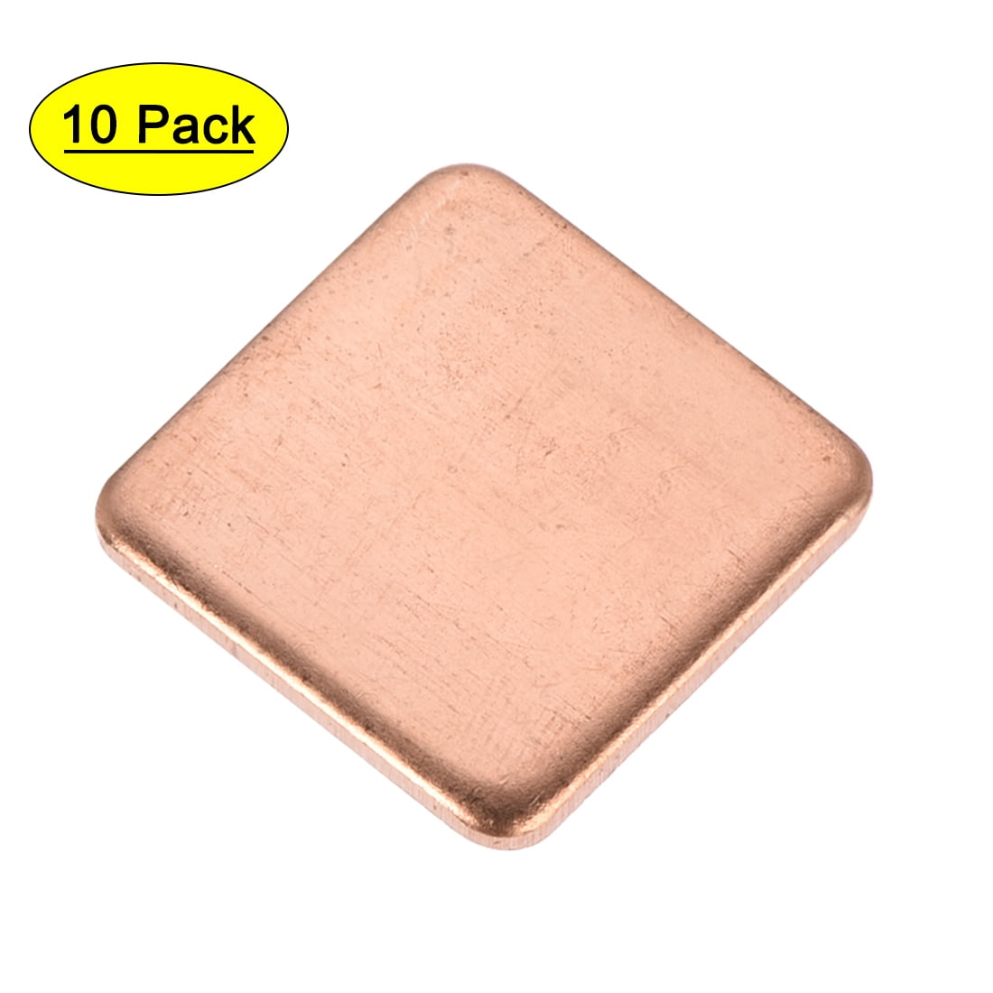 Flat Thermal Pad IC Chipset Copper Heatsink for CPU GPU RAM Chip 15 x