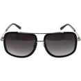 thumbnail image 1 of Flat Top Aviator Retro Celebrity Style Classic Square Frame Sunglasses, 1 of 4