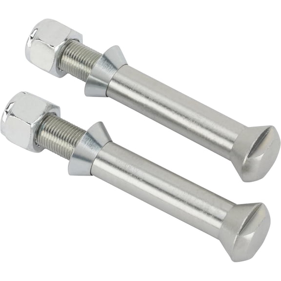Flat Top Axle Perches, Polished Stainless Steel-Sold In Pairs