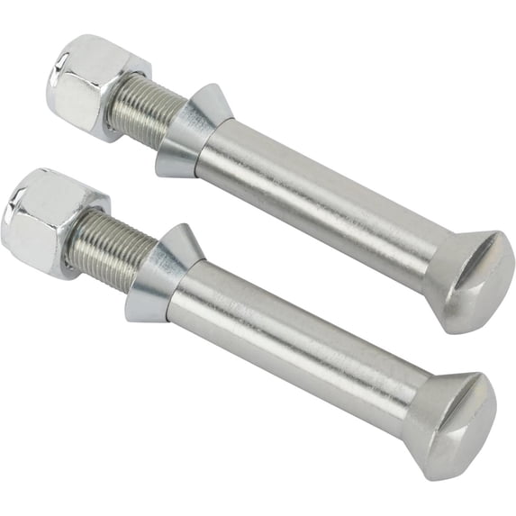 Flat Top Axle Perches, Polished Stainless Steel-Sold In Pairs