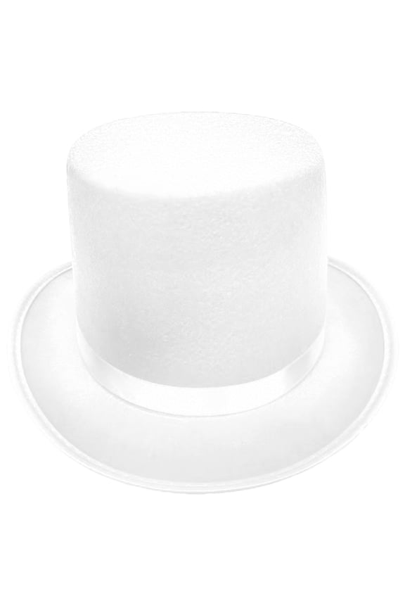 Flat Top Hat Adult Magicians Hat Cosplay Party Hat Unisex Nonwoven Gentleman Hat