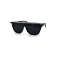 thumbnail image 1 of Flat Top Mob Plastic Top Visor Sunglasses All Black, 1 of 4