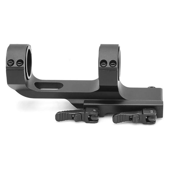 Flat Top Offset One Piece QD Scope Mount with Quick Release Cam Locks 1913 Picatinny Rails