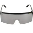 thumbnail image 1 of Flat Top Oversized Shield Rimless Wrap Square Sunglasses UV400, 1 of 22