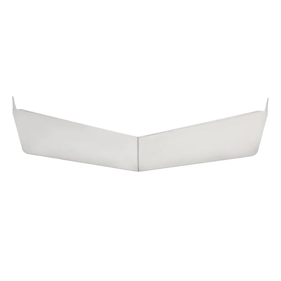 Flat Top Silvery Drop Visor for Peterbilt 377 378 379 335 386 388 389