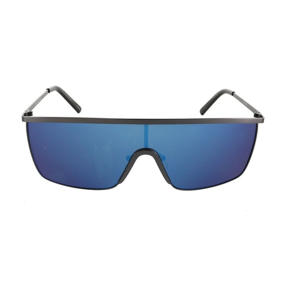 Flat Top Square Vintage Retro Shield Visor Style Aviator Sunglasses