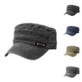 thumbnail image 1 of Flat Top sports hat summer outdoor sun hat Adjustable Size Distressed Baseball Cap, 1 of 7