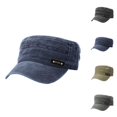 thumbnail image 1 of Flat Top sports hat summer outdoor sun hat Adjustable Size Distressed Baseball Cap, 1 of 4