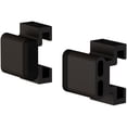 thumbnail image 1 of Flat Track Stop Set for Sliding Doors, Matte Black by Stone Harbor Hardware, 1 of 1