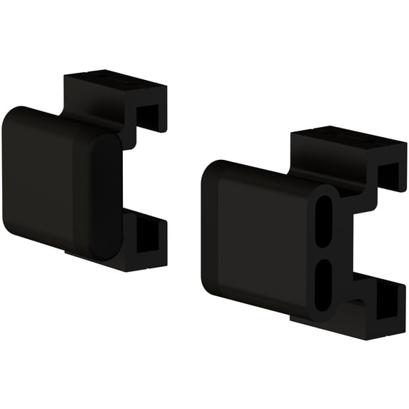Flat Track Stop Set for Sliding Doors, Oil-Rubbed Bronze by Stone Harbor Hardware