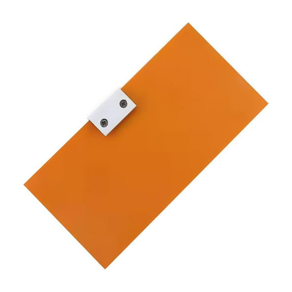 Flat Trowel Masonry Hand Tool, Portable Floor Tile Drywall Tile Trowel, Plastering Trowel for Decals, Patching, corner lines Scraping Paint yellow 19cm