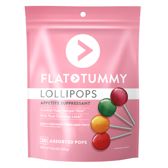 Flat Tummy Lollipops, Pack of 30 – Crush Cravings