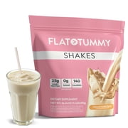 FLAT TUMMY Shakes Vanilla 20 Servings - Post GLP-1 Protein Supplement, Zero Sugar