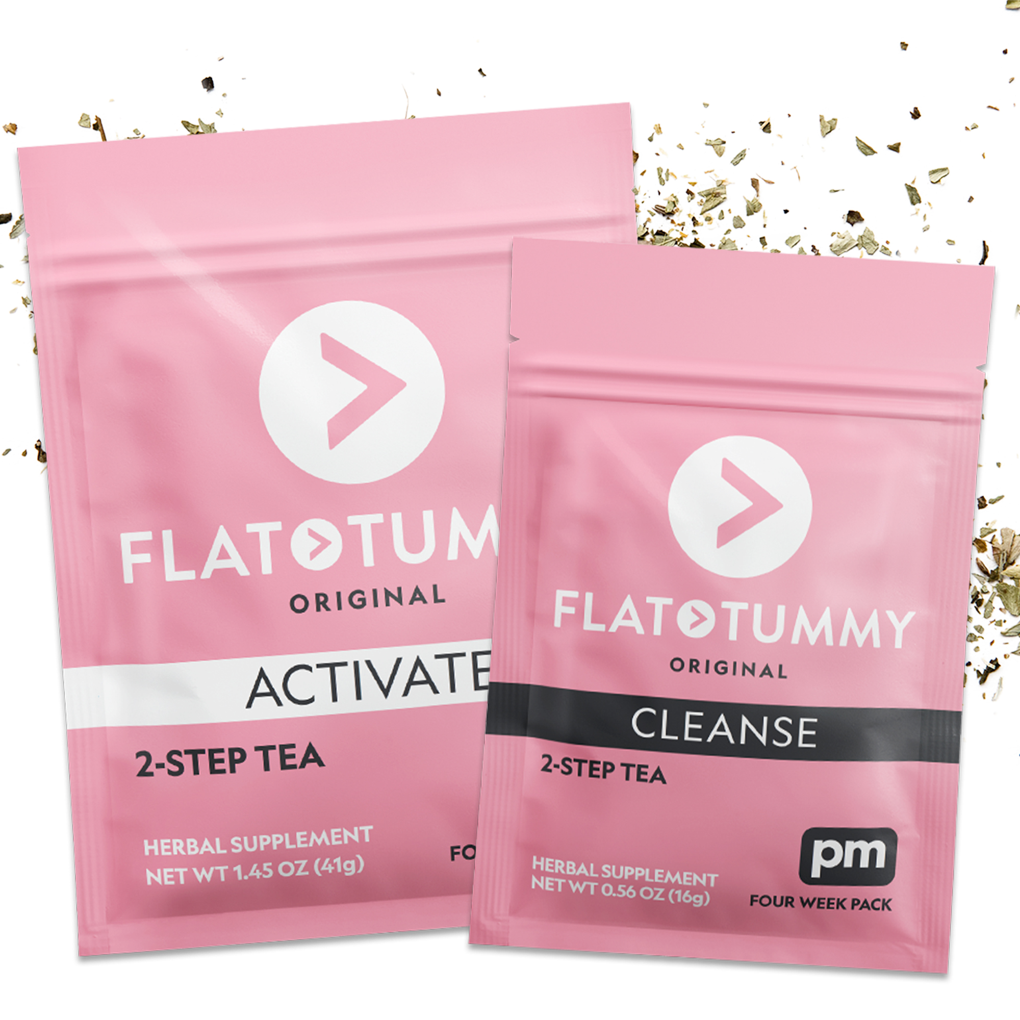 Flat Tummy Tea All-Natural Detox Tea, (4 Week Cleanse) - Walmart.com