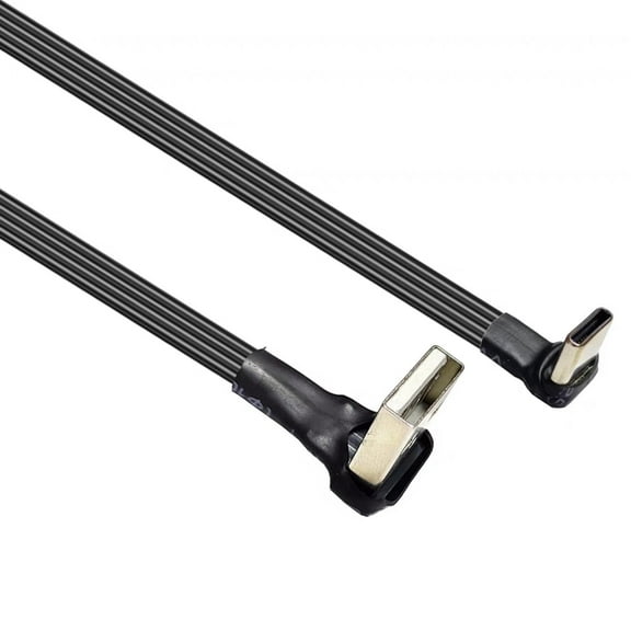 AOOOWER 480Mbps 10W Type C to USB 90 Degrees Up & Down Left & Right Angle Data Charge Cable for Laptop Cellphone