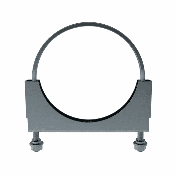 Flat U-Bolt Saddle Clamp 5in Compatible with Universal Applications 3/8"-16 Bolt Size Compatible with W35757