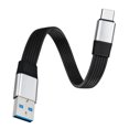 Flat USB A-to-C Cable for Portable Storage, Drive Enclosures, USB Hubs ...