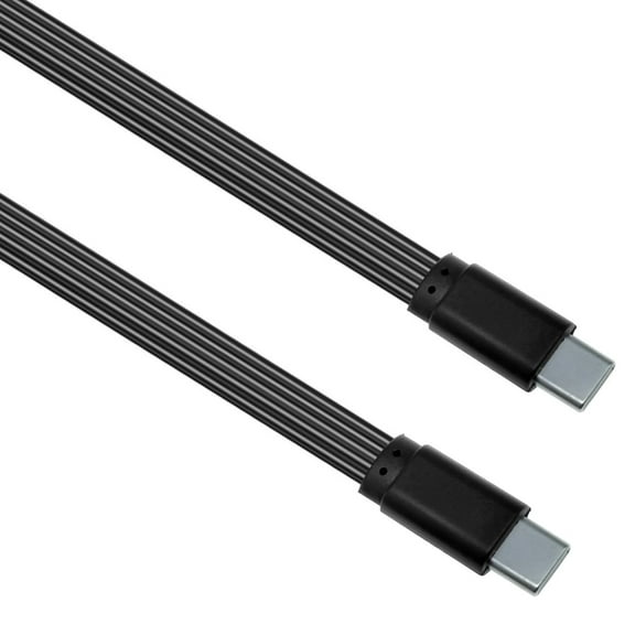 Flexible Flat FPC USB C Cable 90 Degree Angled Design 45W Charging 480Mbps Speed Fit for Gaming Consoles FPV Devices