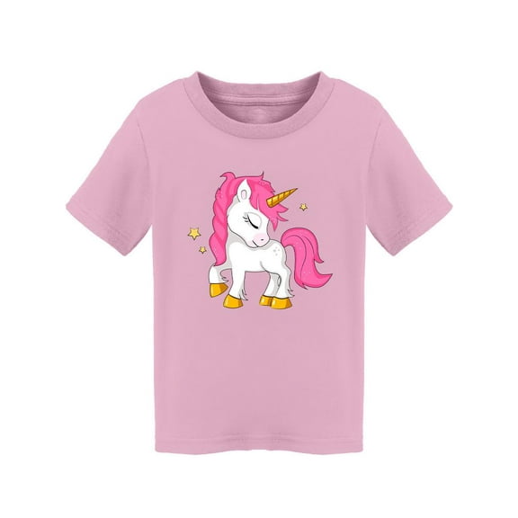 Flat Unicorn Fairy Pony T-Shirt Toddler -Image by Shutterstock, 4 Toddler