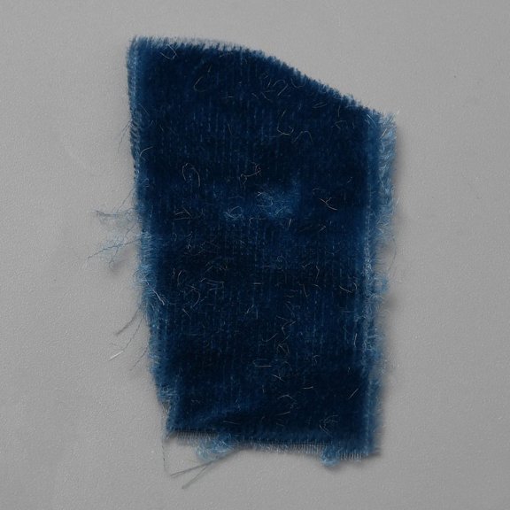 Flat Velvet Ribbons Raw Edged Ribbons Clothes Accessories Prussian Blue 3 inch(75mm) about 3 Yards/Roll