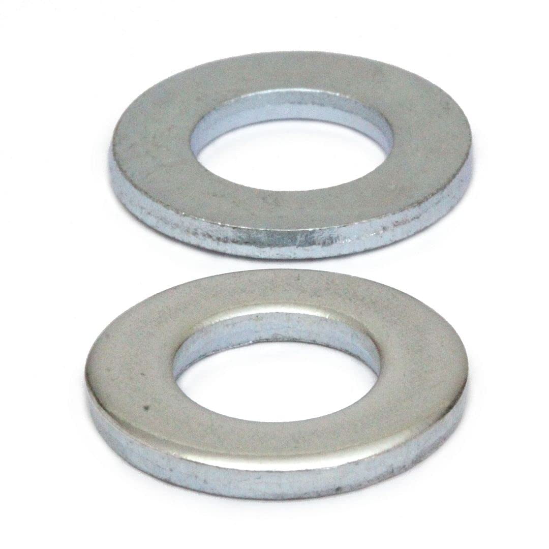 Flat Washer, DIN 125A, Zinc CR+3, 10 Pack