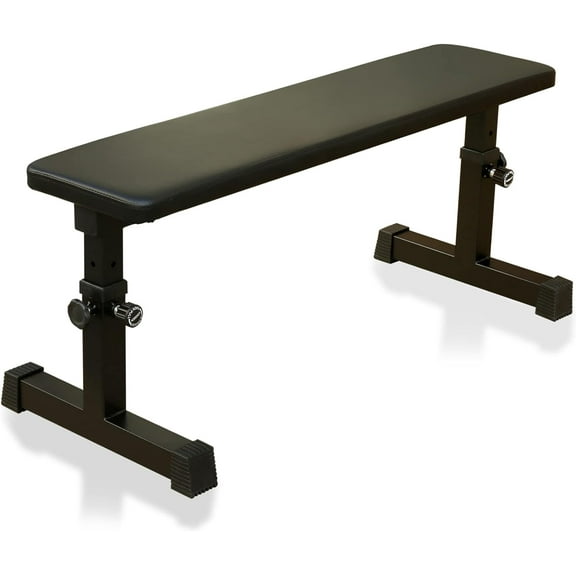Flat Weight Bench, Flat Workout Bench, Gym Mini Workout Bench, Flat Benches for Home with 5-Level Adjustable Height