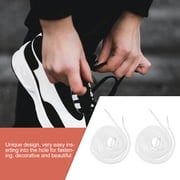 Flat White Shoelaces for Sneakers and Boots