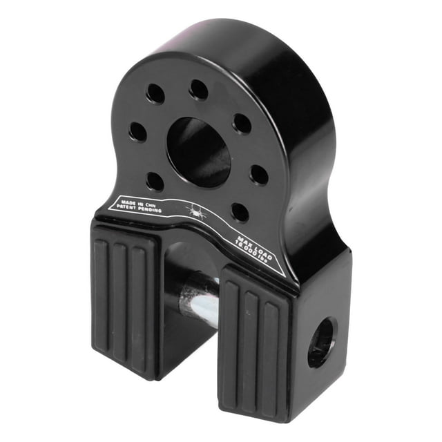 Flat Winch Shackle Mount 16000lb Loading with Rubber Side Guard