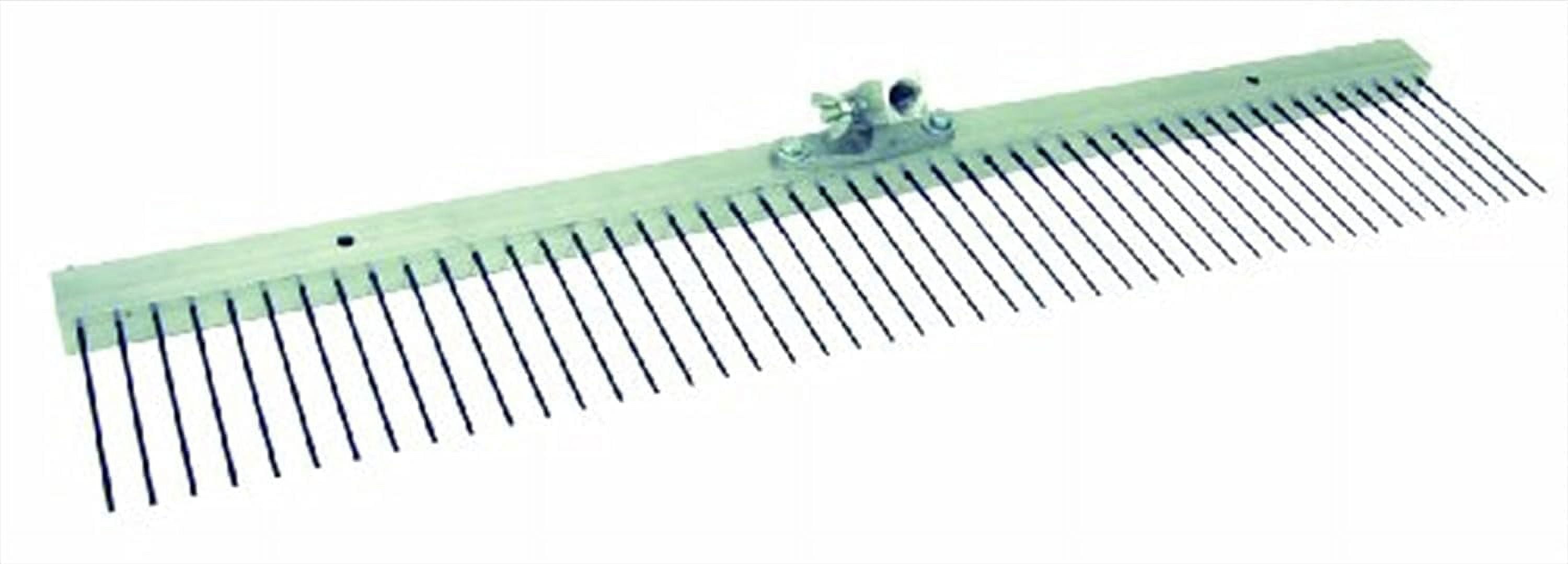 Flat Wire Broom, 36 Inch, Concrete, 1/2 Inch Spacing, Texture, Aluminum