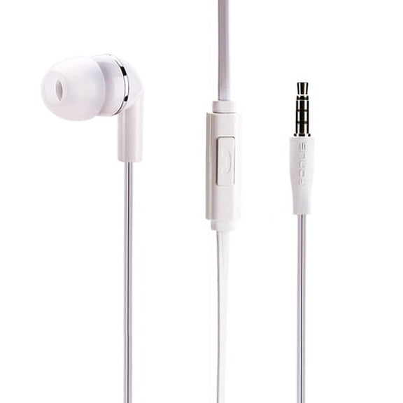 Flat Wired Headset MONO Handsfree Earphone Mic Single Earbud Headphone X3X for LG X Venture, V50 ThinQ 5G, V40 ThinQ, V35 ThinQ, Power, K8 V, K20 V, Q7 Plus, Premier LTE, Tribute HD, G8 ThinQ
