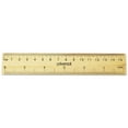 thumbnail image 1 of Universal UNV59024 6 in. Long Standard/Metric Flat Wood Ruler (2/Pack), 1 of 2