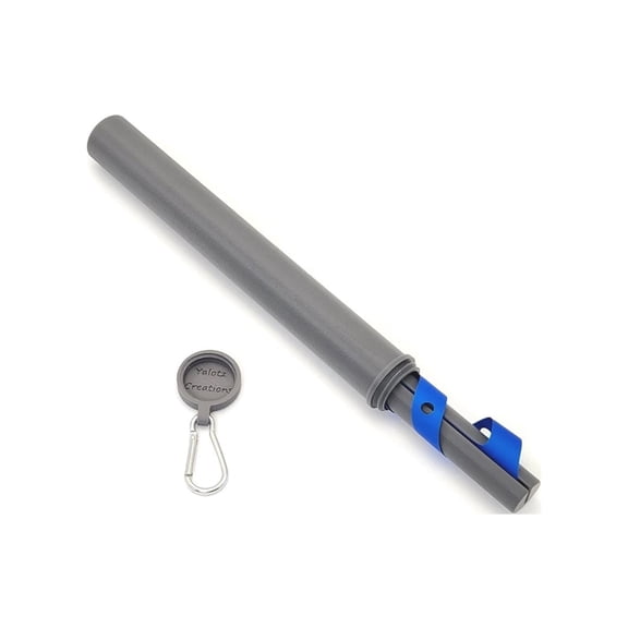 Flat pool rack storage case Grey, Billiard rack travel tube, Magic Perfect Accu-rack