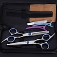 thumbnail image 1 of Flat shear Professional Hairdressing Haircut Scissors 6 Inch 17.5cm Barber Shop Hairdresser's Cutting Thinning Tools High Quality Salon Set, 1 of 6