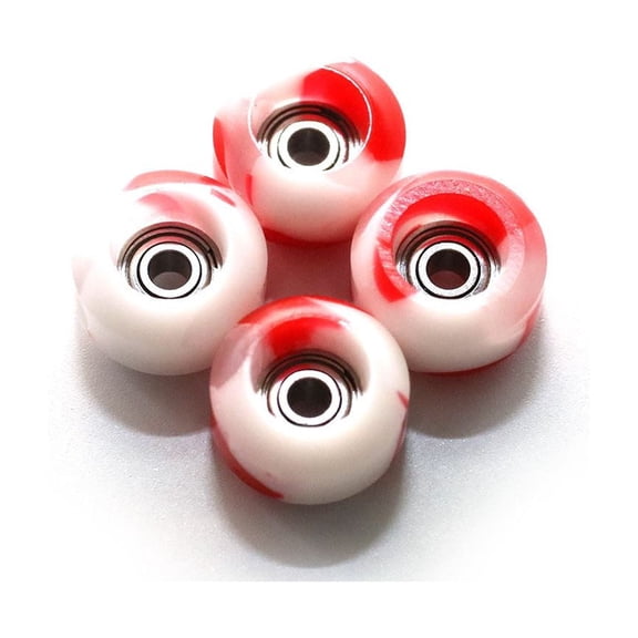 FlatFace Fingerboard Street Wheels - Swirl - Peppermint Candy Swirl