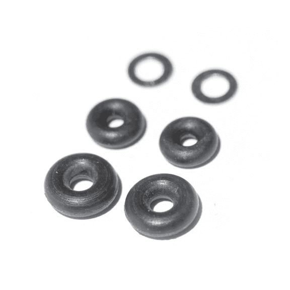 FlatFace Teflon Fingerboard Bushings  Responsive Truck Upgrade with Conforming Fit - Black