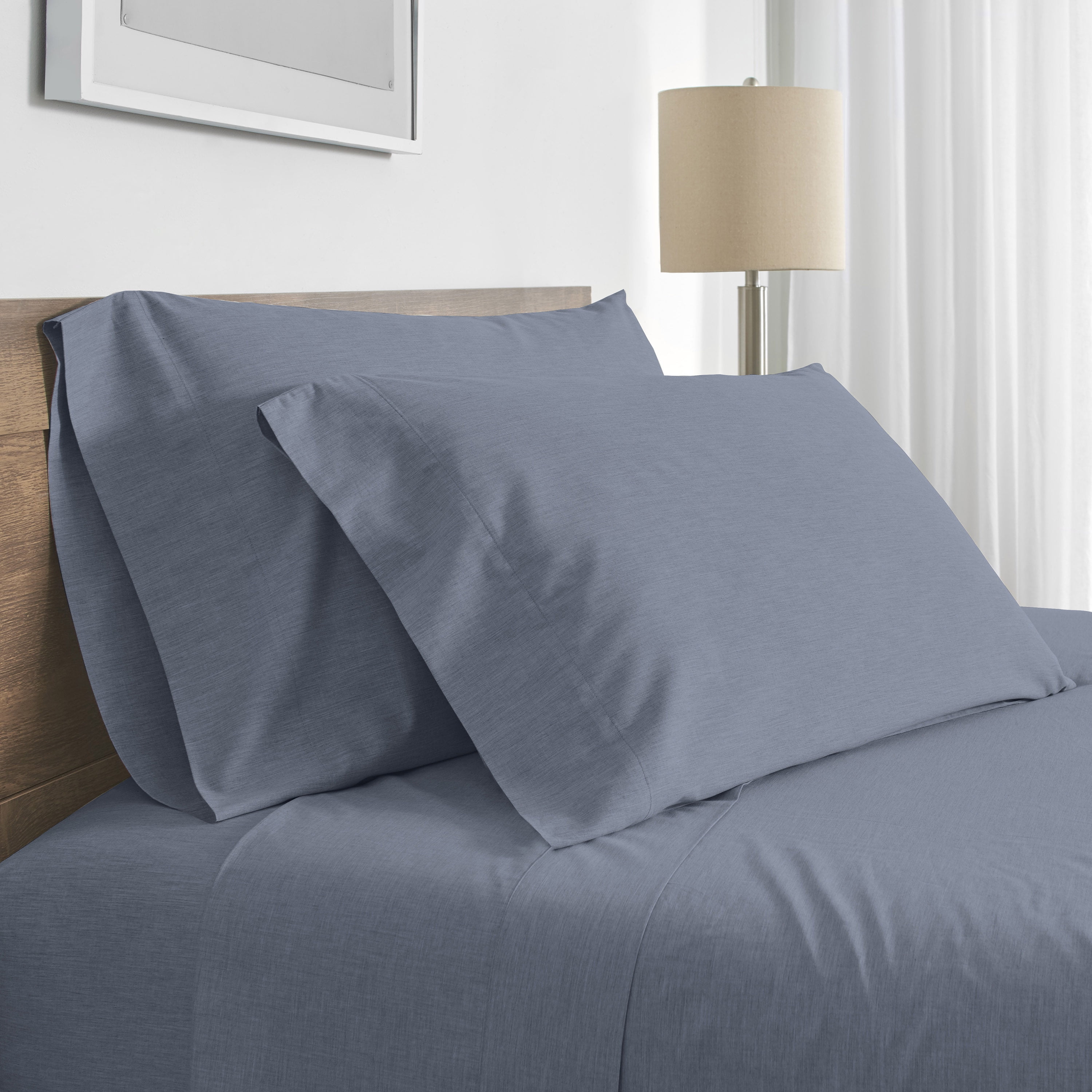FlatIron Fiber Dyed Sheet Queen Indigo Sheet Set