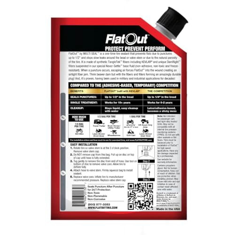 FlatOut Tire Sealant Sportsman Formula - Prevent Flat Tires - Sportsman ...