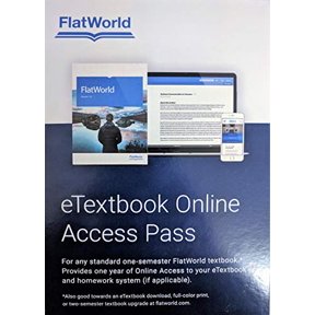 Pre-Owned FlatWorld eTextbook Online Access Pass Paperback