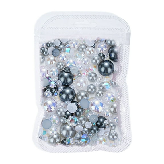 Flatback Half Round Nail Pearls Nail Beads for Jewelry Making Nail Rhinestones