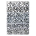 thumbnail image 1 of Flatback Pearls For Crafting,Assorted Size Half Pearl Bedazzling Kit Nail Rhinestones Flatback Rhinestones For Jewelry Making Beads DIY Crafts Clothes Shoes Embellishment Nail Art Birthday Decor, 1 of 4